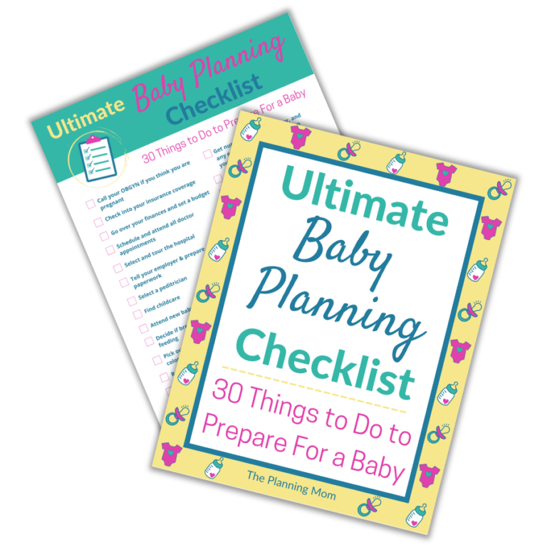 30 Things To Do To Prepare For a Baby Ultimate Baby Planning Guide